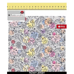 Jersey - Fräulein v. Julie Seaside Aquarell